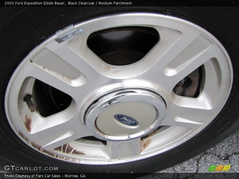 Black Clearcoat / Medium Parchment 2003 Ford Expedition Eddie Bauer