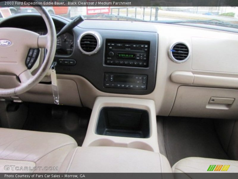 Black Clearcoat / Medium Parchment 2003 Ford Expedition Eddie Bauer