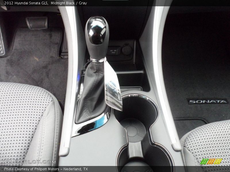 Midnight Black / Gray 2012 Hyundai Sonata GLS