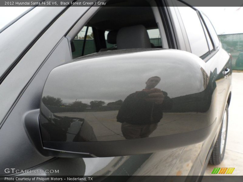 Black Forest Green / Gray 2012 Hyundai Santa Fe SE V6