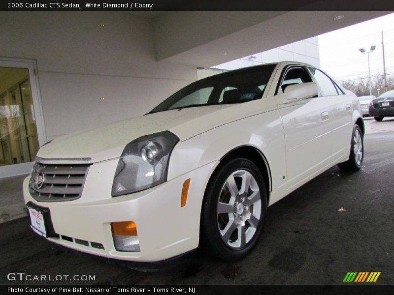 White Diamond / Ebony 2006 Cadillac CTS Sedan