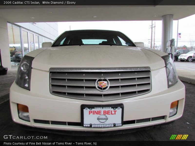 White Diamond / Ebony 2006 Cadillac CTS Sedan