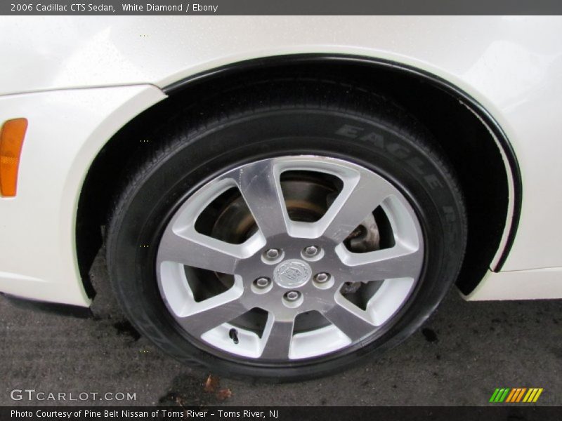 White Diamond / Ebony 2006 Cadillac CTS Sedan