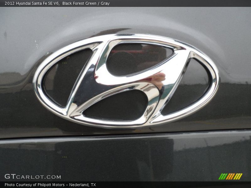  2012 Santa Fe SE V6 Logo