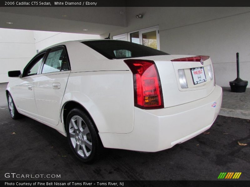 White Diamond / Ebony 2006 Cadillac CTS Sedan
