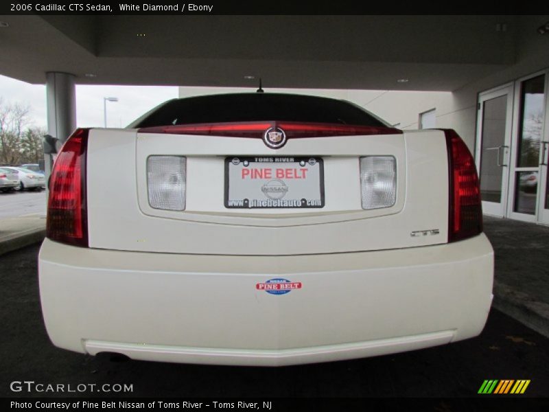 White Diamond / Ebony 2006 Cadillac CTS Sedan