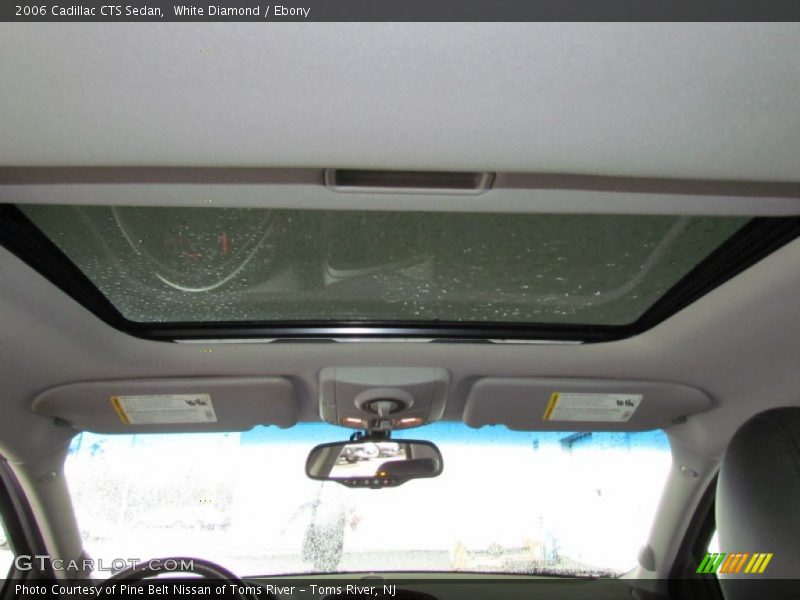 White Diamond / Ebony 2006 Cadillac CTS Sedan