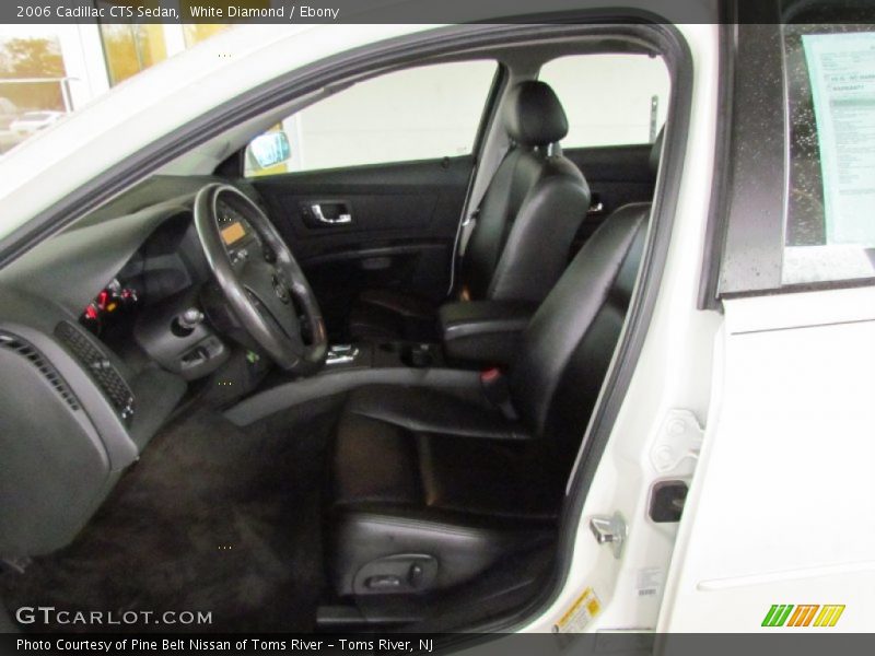 White Diamond / Ebony 2006 Cadillac CTS Sedan
