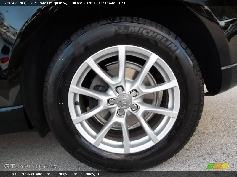 Brilliant Black / Cardamom Beige 2009 Audi Q5 3.2 Premium quattro