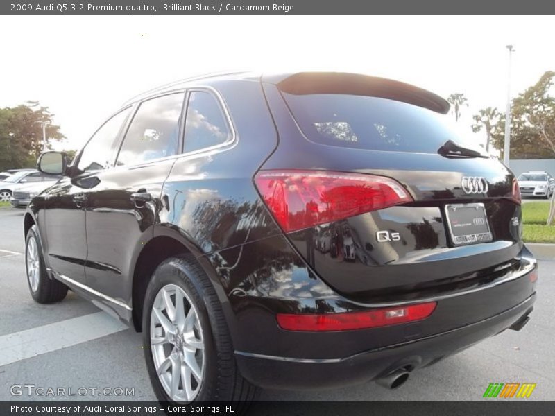 Brilliant Black / Cardamom Beige 2009 Audi Q5 3.2 Premium quattro