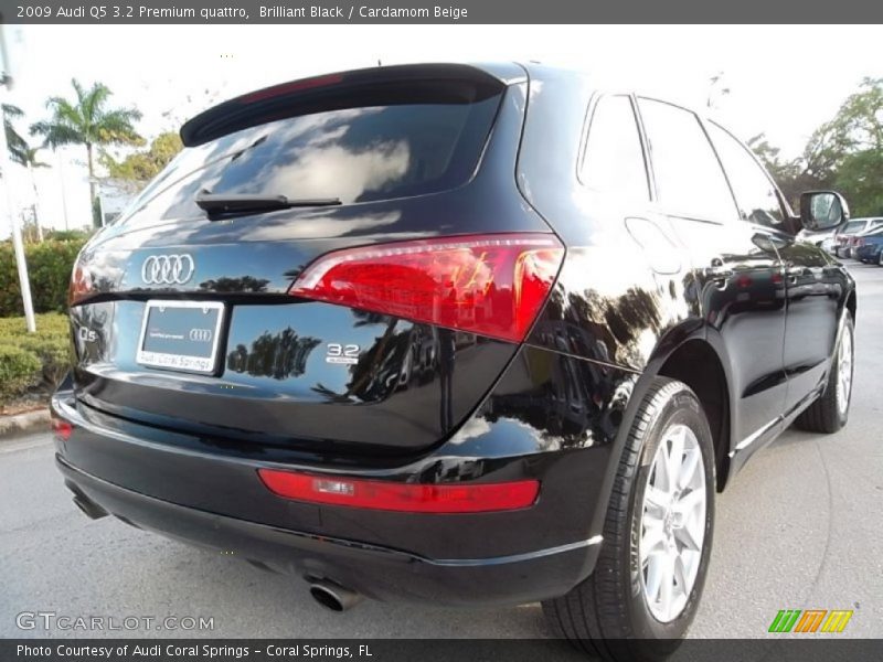 Brilliant Black / Cardamom Beige 2009 Audi Q5 3.2 Premium quattro