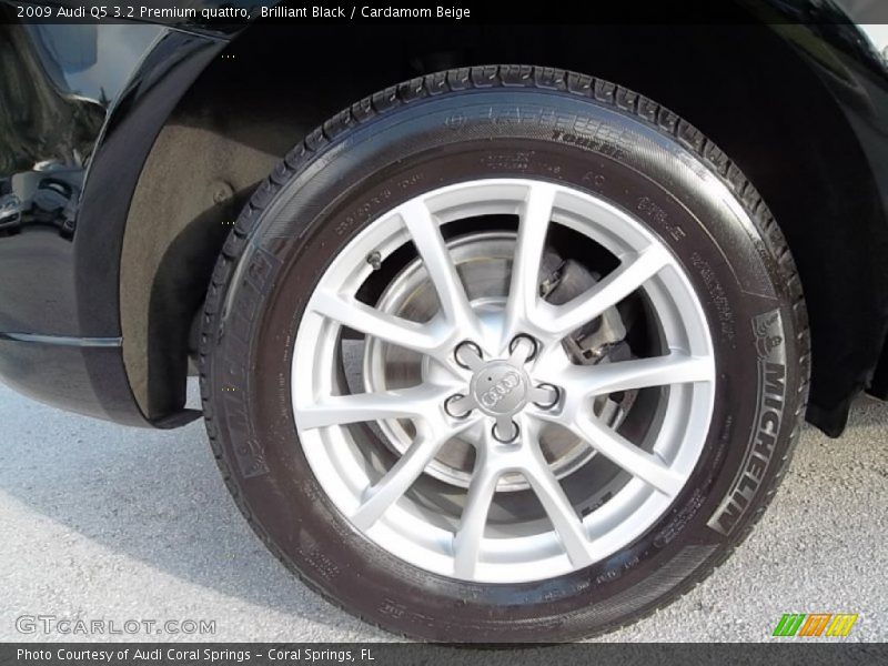 Brilliant Black / Cardamom Beige 2009 Audi Q5 3.2 Premium quattro