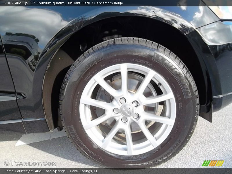 Brilliant Black / Cardamom Beige 2009 Audi Q5 3.2 Premium quattro