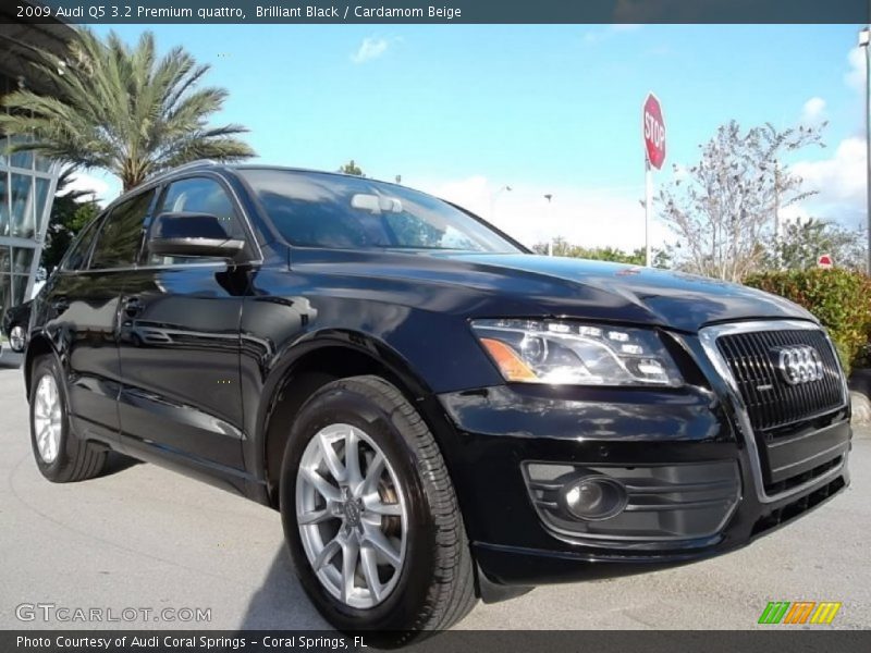 Brilliant Black / Cardamom Beige 2009 Audi Q5 3.2 Premium quattro