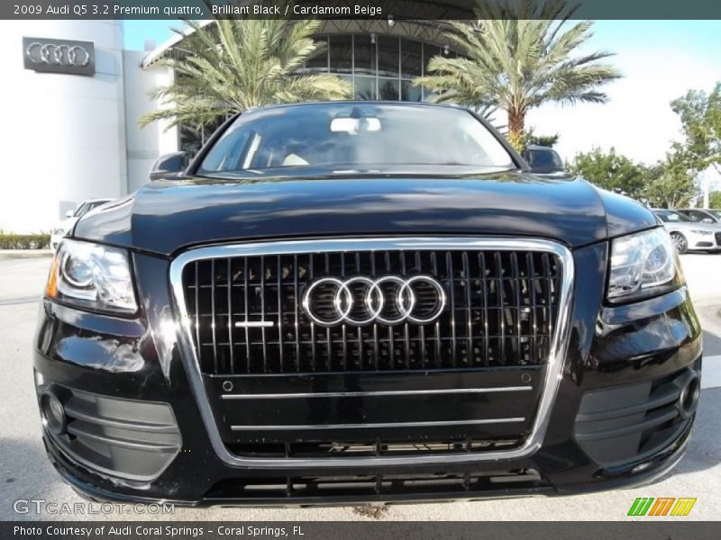 Brilliant Black / Cardamom Beige 2009 Audi Q5 3.2 Premium quattro