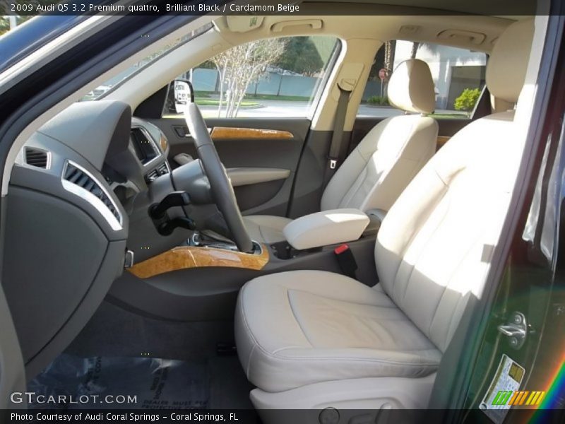 Brilliant Black / Cardamom Beige 2009 Audi Q5 3.2 Premium quattro