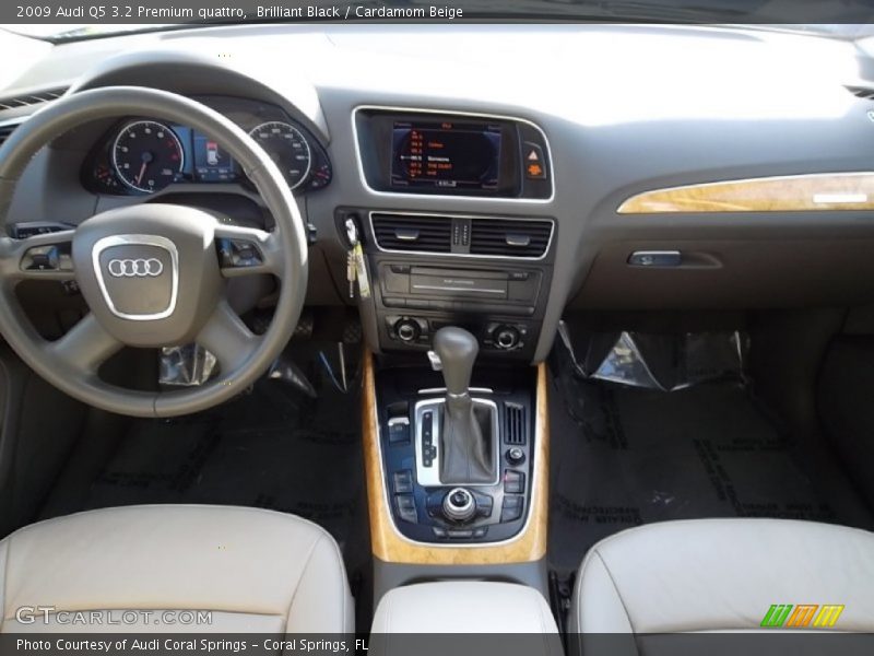 Brilliant Black / Cardamom Beige 2009 Audi Q5 3.2 Premium quattro