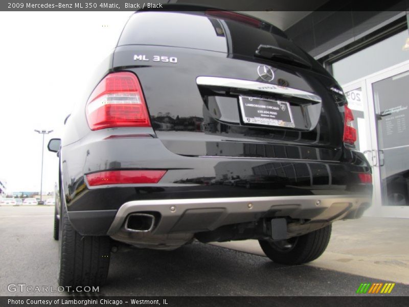 Black / Black 2009 Mercedes-Benz ML 350 4Matic