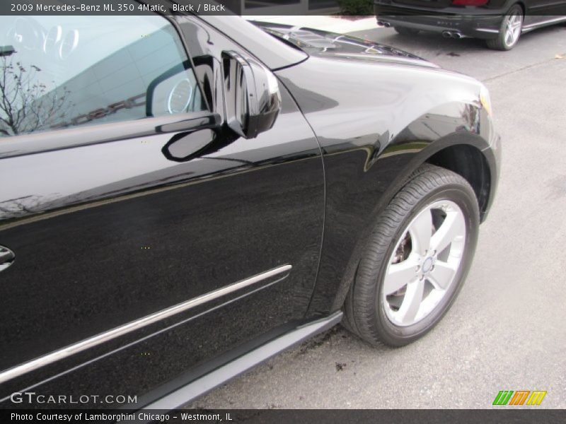 Black / Black 2009 Mercedes-Benz ML 350 4Matic