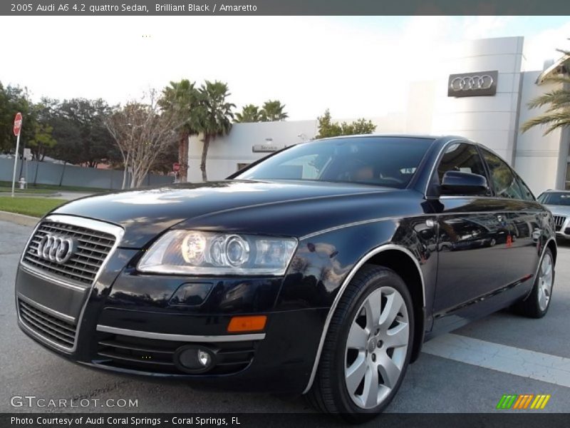 Brilliant Black / Amaretto 2005 Audi A6 4.2 quattro Sedan