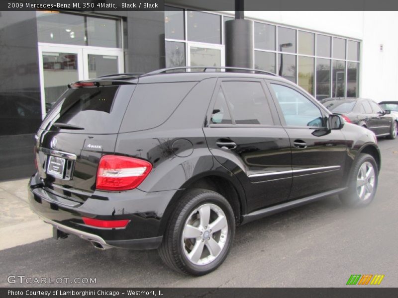 Black / Black 2009 Mercedes-Benz ML 350 4Matic