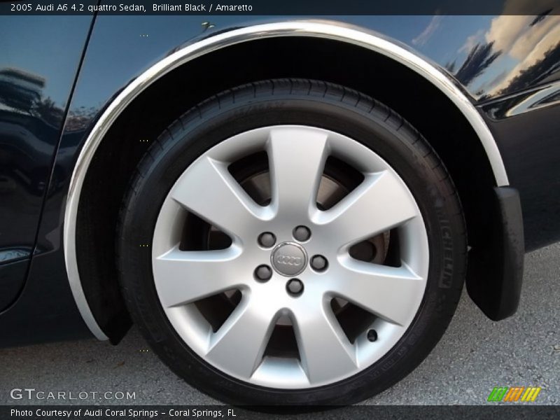 Brilliant Black / Amaretto 2005 Audi A6 4.2 quattro Sedan