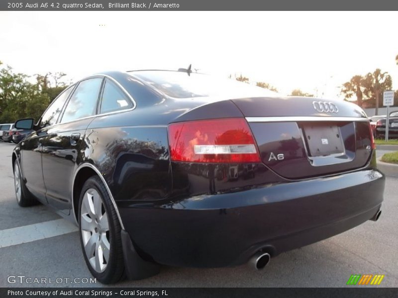 Brilliant Black / Amaretto 2005 Audi A6 4.2 quattro Sedan