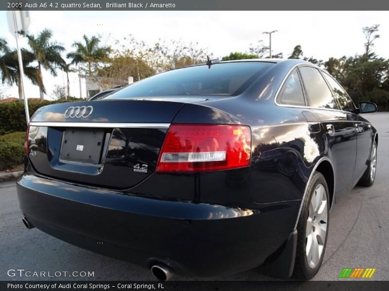 Brilliant Black / Amaretto 2005 Audi A6 4.2 quattro Sedan