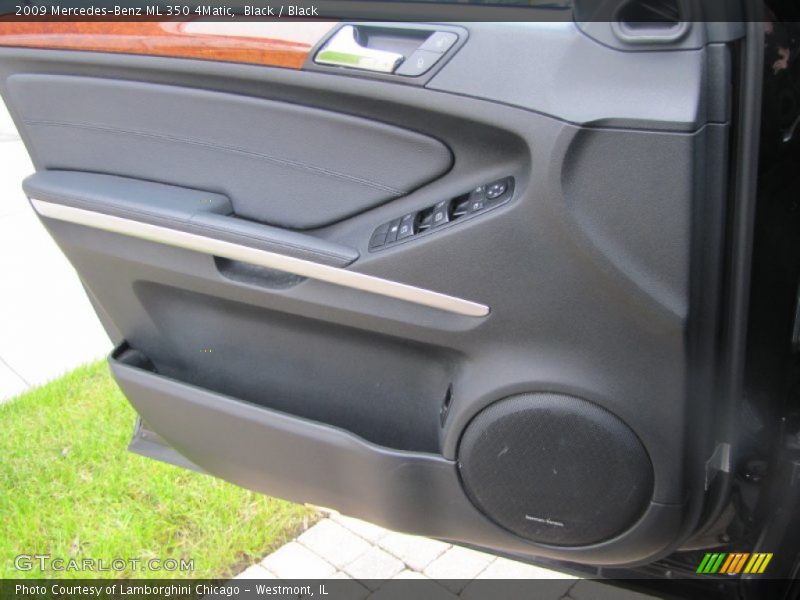 Black / Black 2009 Mercedes-Benz ML 350 4Matic