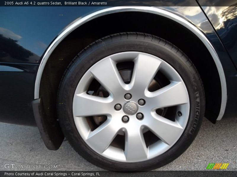 Brilliant Black / Amaretto 2005 Audi A6 4.2 quattro Sedan