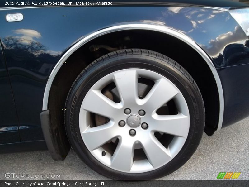 Brilliant Black / Amaretto 2005 Audi A6 4.2 quattro Sedan
