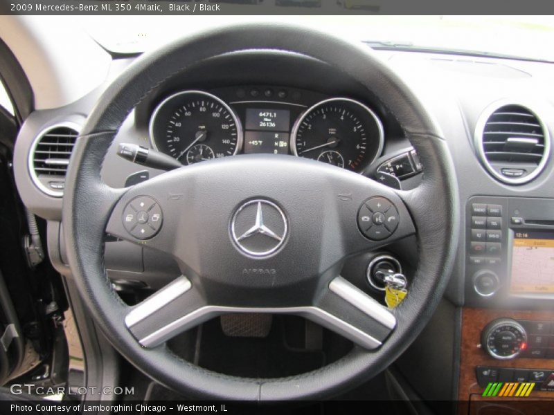 Black / Black 2009 Mercedes-Benz ML 350 4Matic