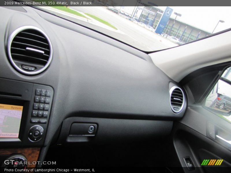 Black / Black 2009 Mercedes-Benz ML 350 4Matic