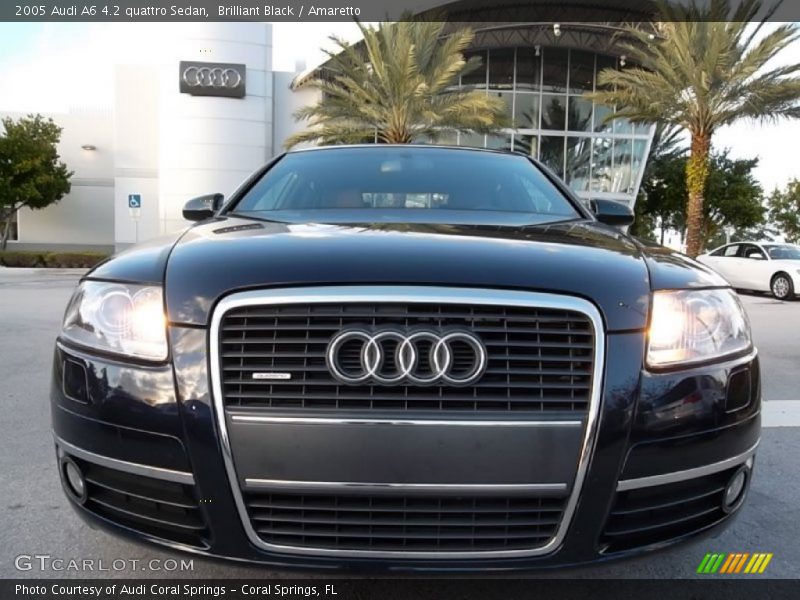 Brilliant Black / Amaretto 2005 Audi A6 4.2 quattro Sedan
