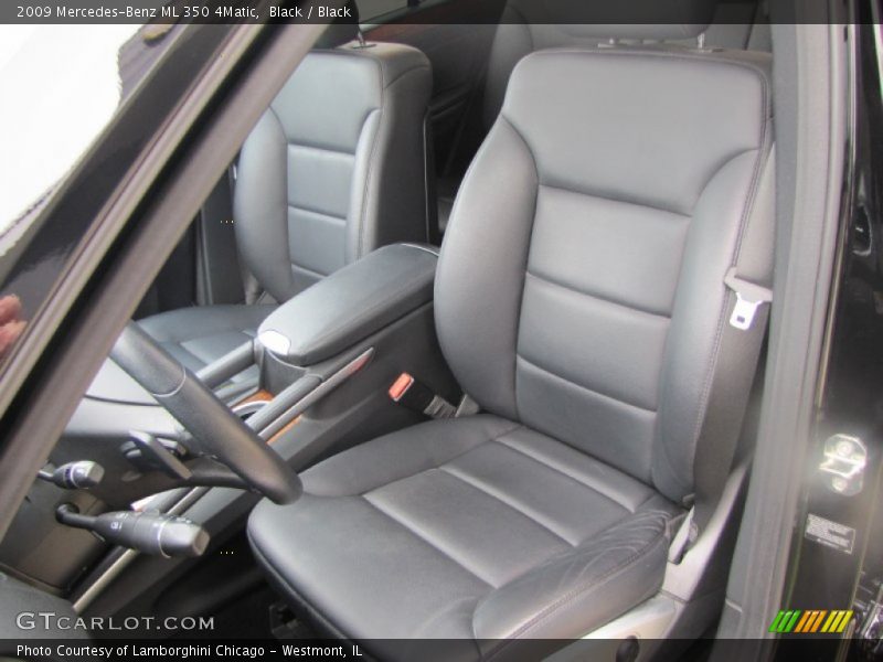 Black / Black 2009 Mercedes-Benz ML 350 4Matic