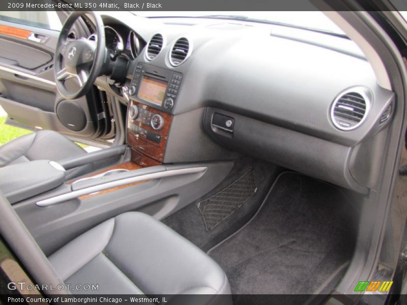Black / Black 2009 Mercedes-Benz ML 350 4Matic