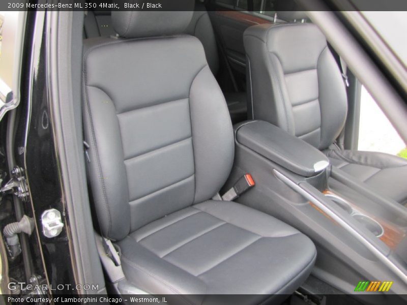Black / Black 2009 Mercedes-Benz ML 350 4Matic