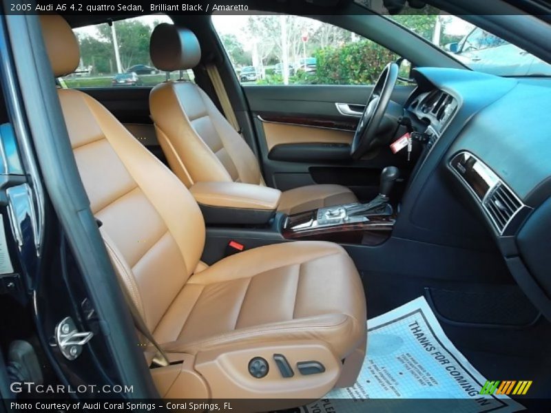  2005 A6 4.2 quattro Sedan Amaretto Interior