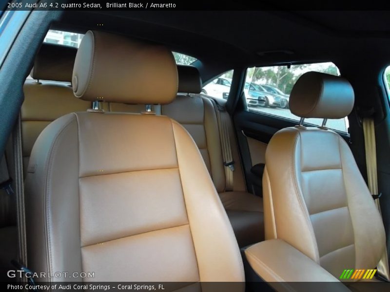 Brilliant Black / Amaretto 2005 Audi A6 4.2 quattro Sedan