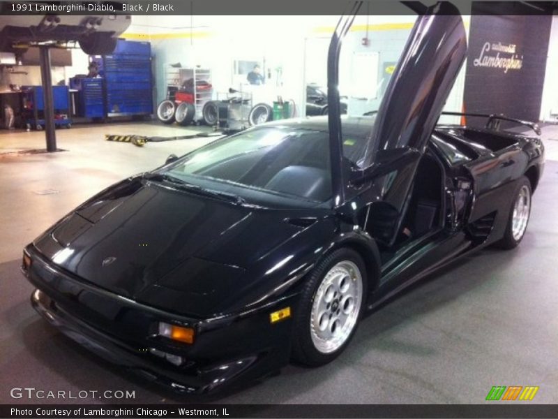 Black / Black 1991 Lamborghini Diablo