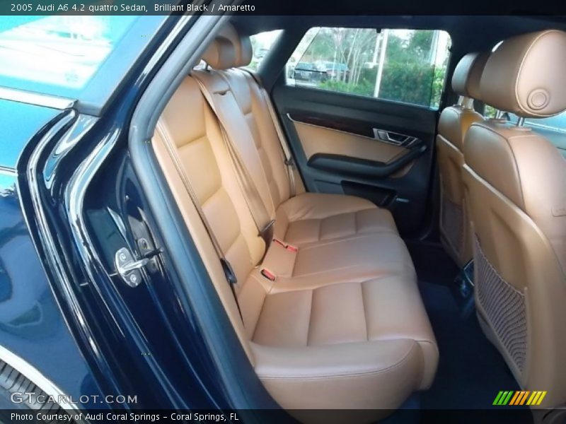 Brilliant Black / Amaretto 2005 Audi A6 4.2 quattro Sedan