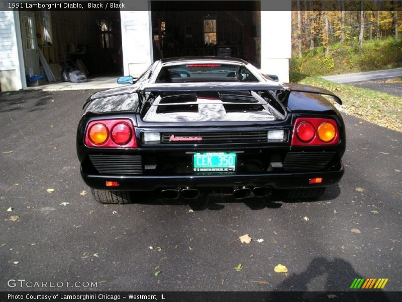 Black / Black 1991 Lamborghini Diablo