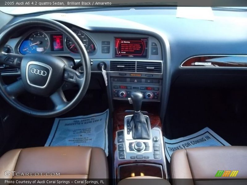 Brilliant Black / Amaretto 2005 Audi A6 4.2 quattro Sedan