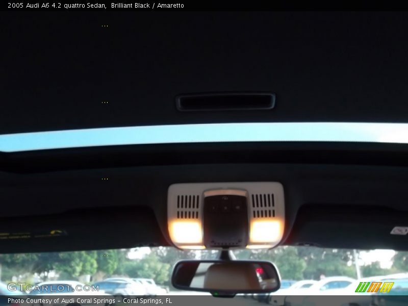 Brilliant Black / Amaretto 2005 Audi A6 4.2 quattro Sedan