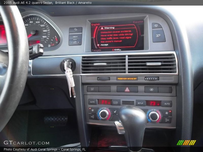 Brilliant Black / Amaretto 2005 Audi A6 4.2 quattro Sedan