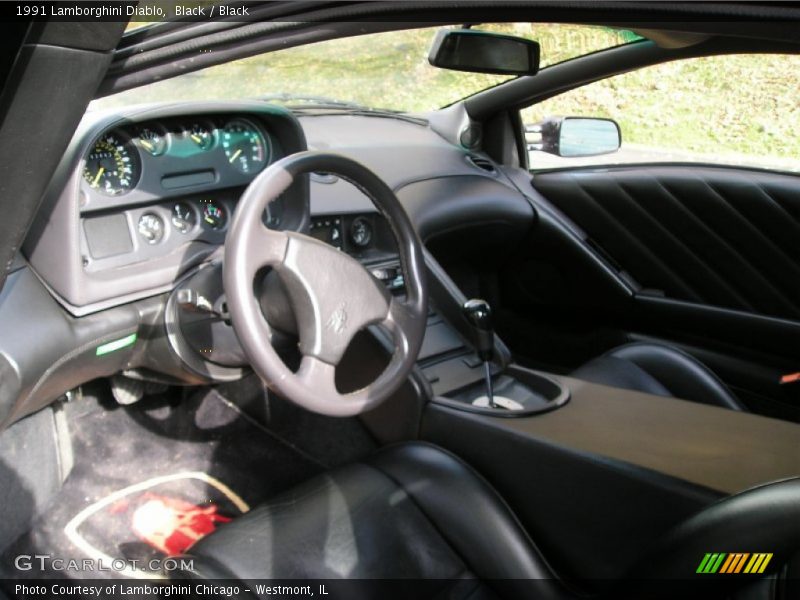 Black / Black 1991 Lamborghini Diablo