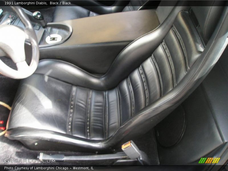 Black / Black 1991 Lamborghini Diablo