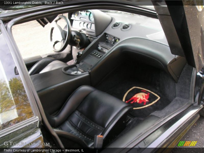 Black / Black 1991 Lamborghini Diablo