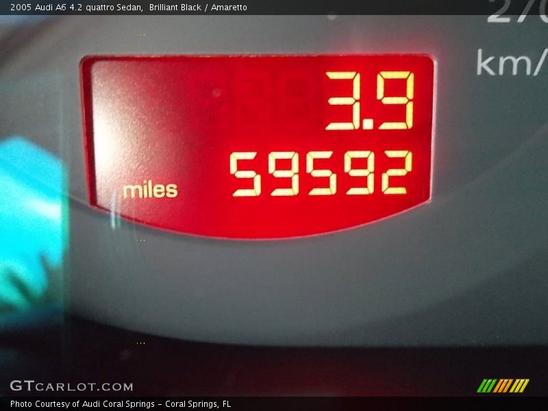 Brilliant Black / Amaretto 2005 Audi A6 4.2 quattro Sedan