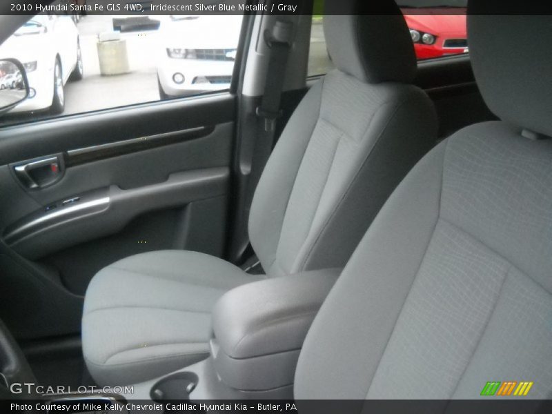 Irridescent Silver Blue Metallic / Gray 2010 Hyundai Santa Fe GLS 4WD